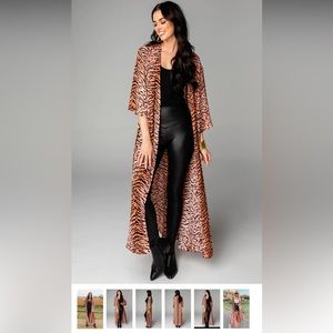 Alice Siberian Tiger Duster (S/M) NWT